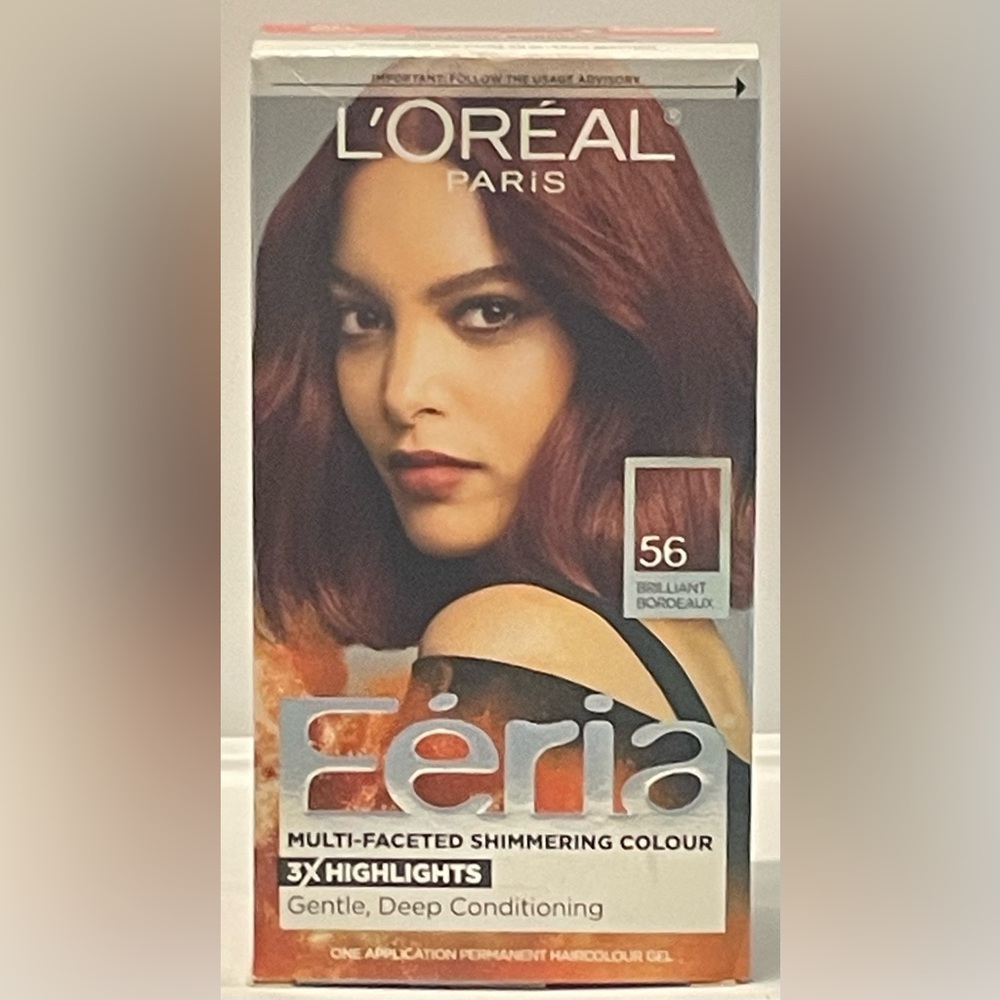 ✴️2/$15✴️ L'Oreal Paris Feria Hair Color - #56 Brilliant Bordeaux